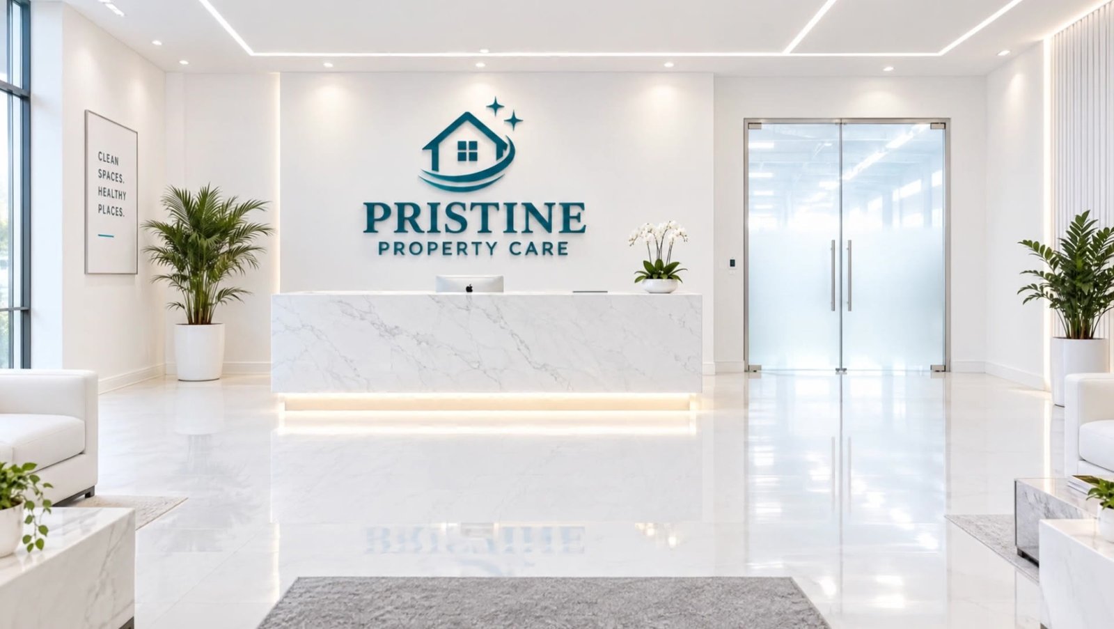 Pristine Property Care lobby